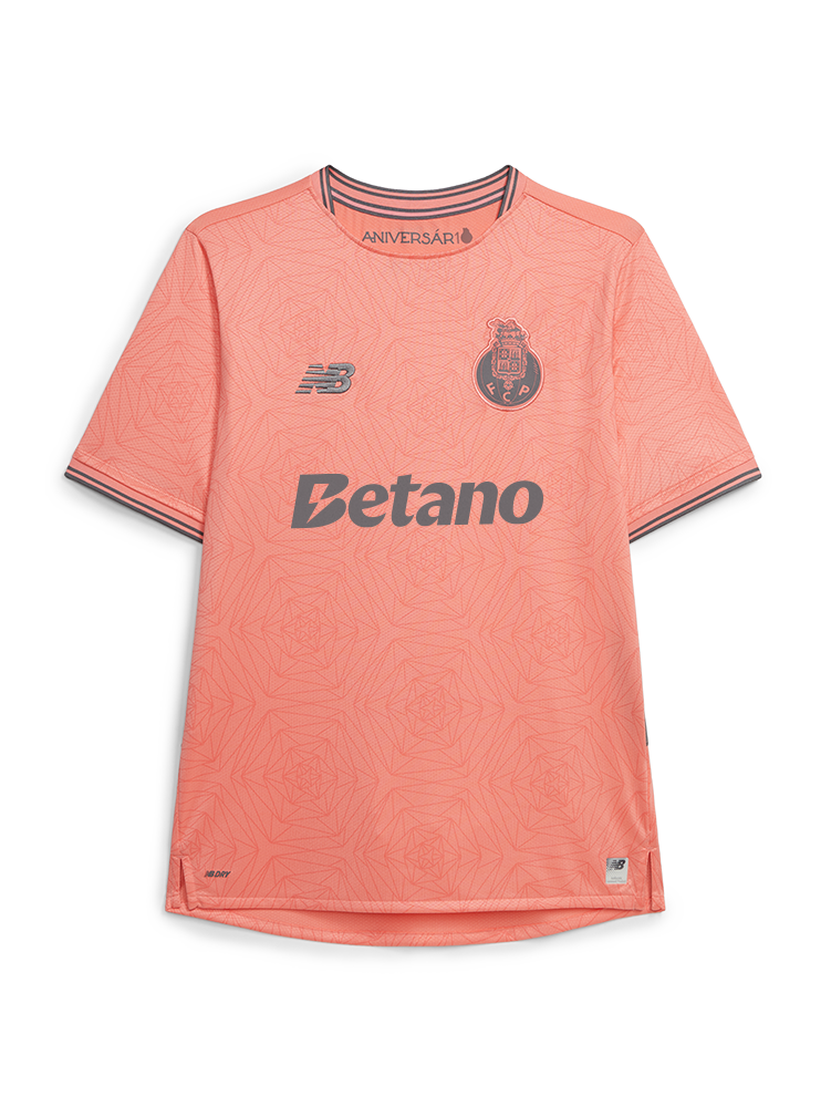 Camisa Fc Porto II 25/26 Torcedor New Balance Masculina - Salmão