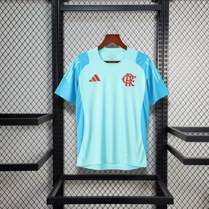 Camisa Flamengo Treino Ciano 25/26 Torcedor Masculina