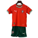 Kit Infantil Seleção De Portugal I 25/26 - Puma - Vermelho