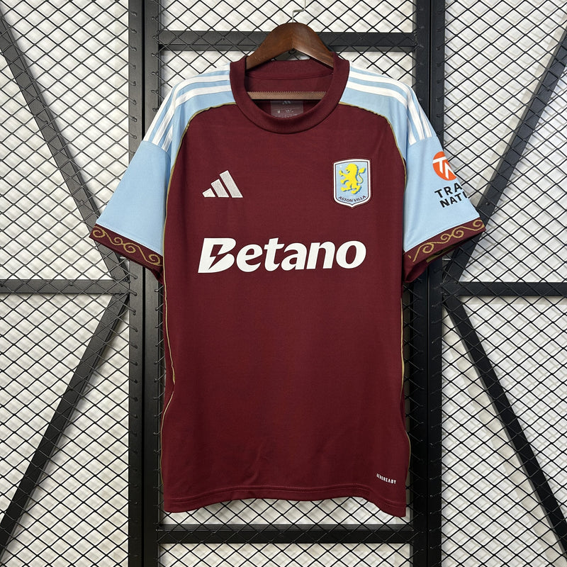 Camisa Aston Villa Titular 25/26 - Torcedor