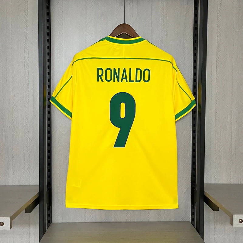 Camisa Brasil Retro 1998 - Ronaldo