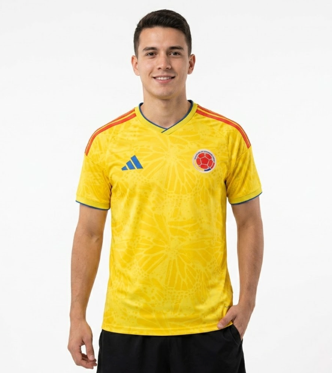 Camisa Colombia Titular Copa 26/27 Torcedor