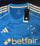 Camisa Cruzeiro Azul E Dourado IIi 25/26