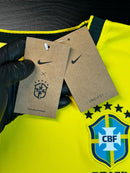 Camisa Torcedor Seleção Brasil Amarela I 26/27 (Gola Verde Escuro)