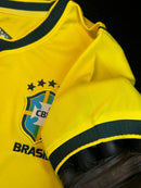 Camisa Torcedor Seleção Brasil Amarela I 26/27 (Gola Verde Escuro)