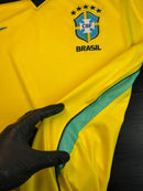Camisa Torcedor Seleção Brasil Amarela I 26/27 (Gola Verde Escuro)