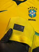 Camisa Torcedor Seleção Brasil Amarela I 26/27 (Gola Verde Escuro)
