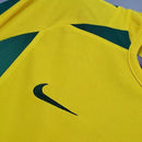 Camisa Brasil I 2002 Retro Nike Masculina - Amarela