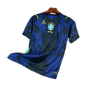 Camisa Torcedor Brasil II Copa 2026 Masculina - Azul E Preta