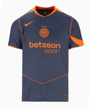 Camisa Inter De Milão IIi 25/26 - Total 90 Torcedor Nike Masculina - Cinza E Laranja