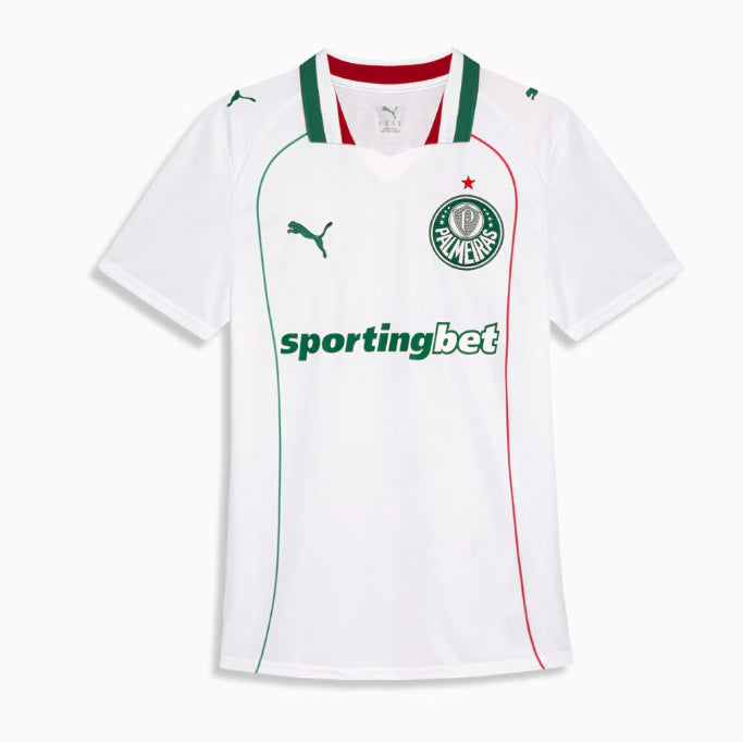 Camisa Palmeiras Torcedor - 26/27 - Branca- Sportingbet - Pré Venda