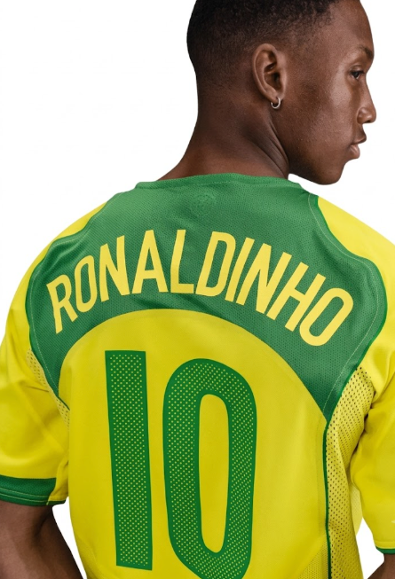 Camisa Brasil Retro Total 90 Ronaldinho