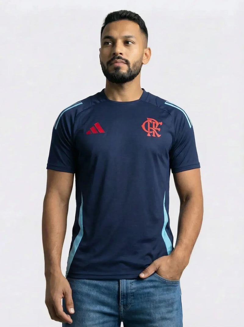 Camisa Flamengo Treino Azul Escuro 25/26