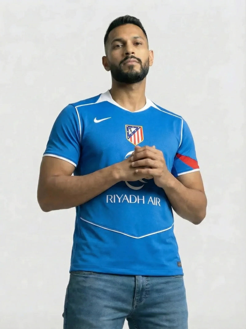 Camisa Atlético De Madrid Azul Claro 25/26