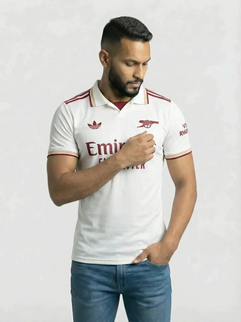 Camisa Arsenal Branca IIi 25/26