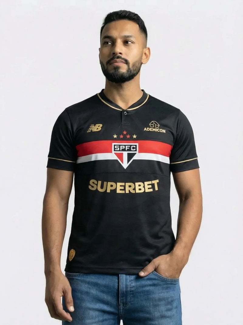 Camisa São Paulo Preta IIi 25/26