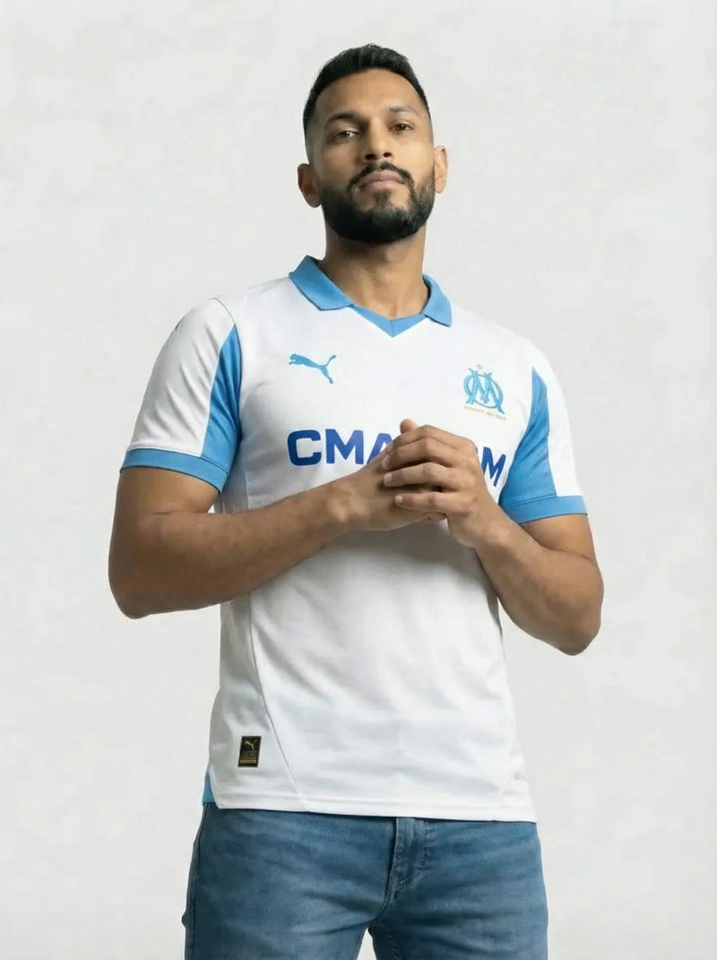 Camisa Olimpique De Marseille Branca 25/26