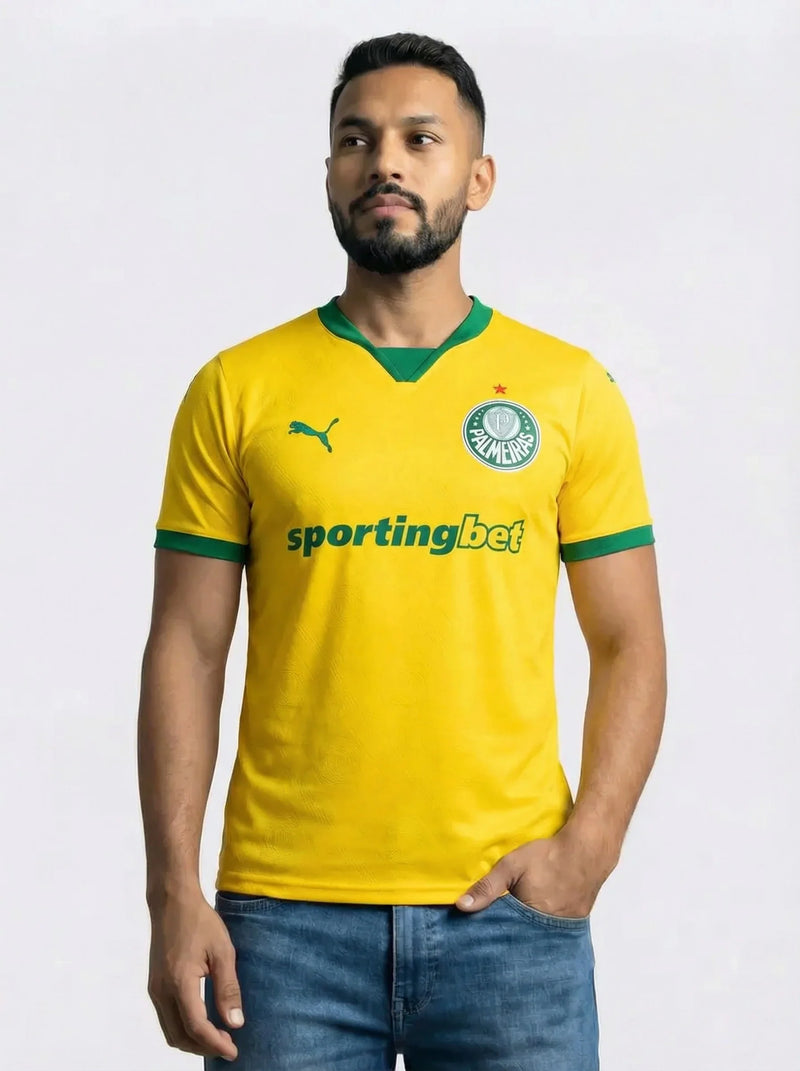 Camisa Palmeiras Amarela IIi 25/26