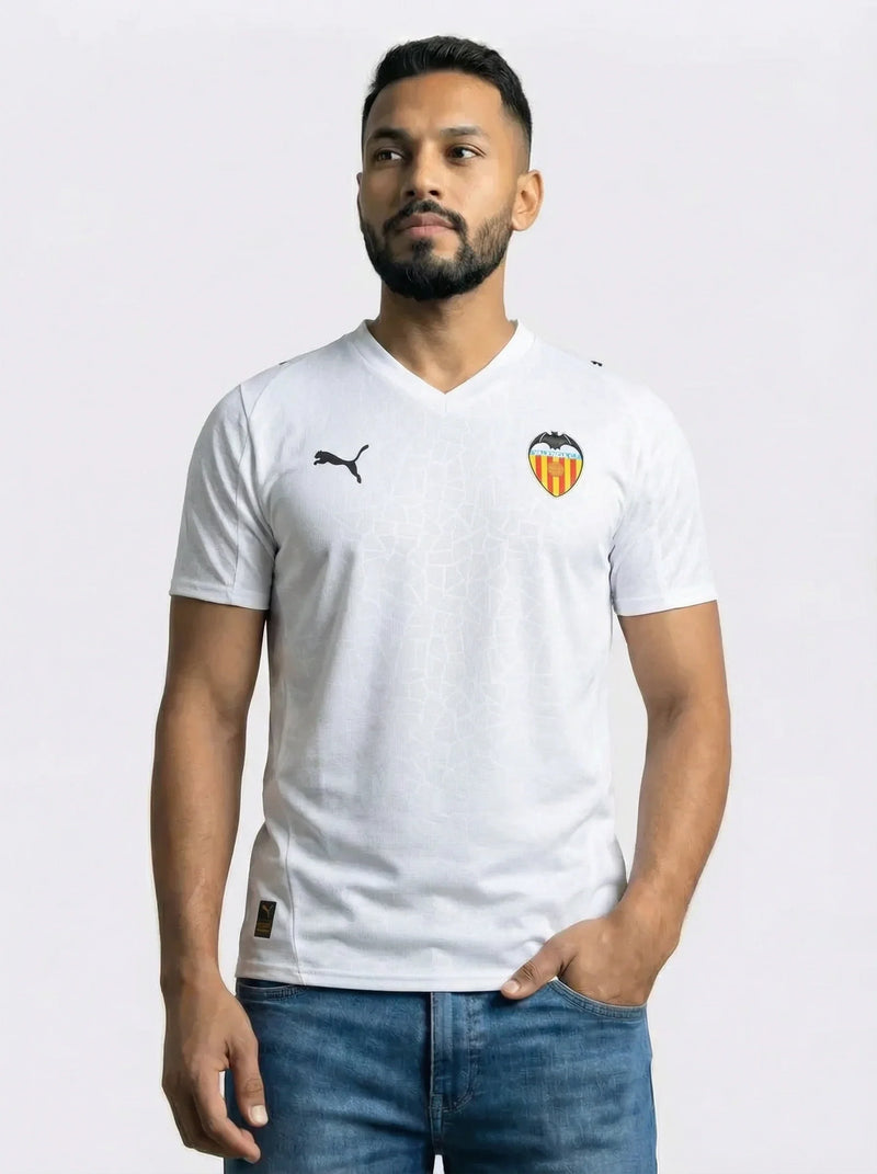 Camisa Valencia Branca I 25/26