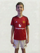 Kit Infantil Manchester United Vermelho I 25/26