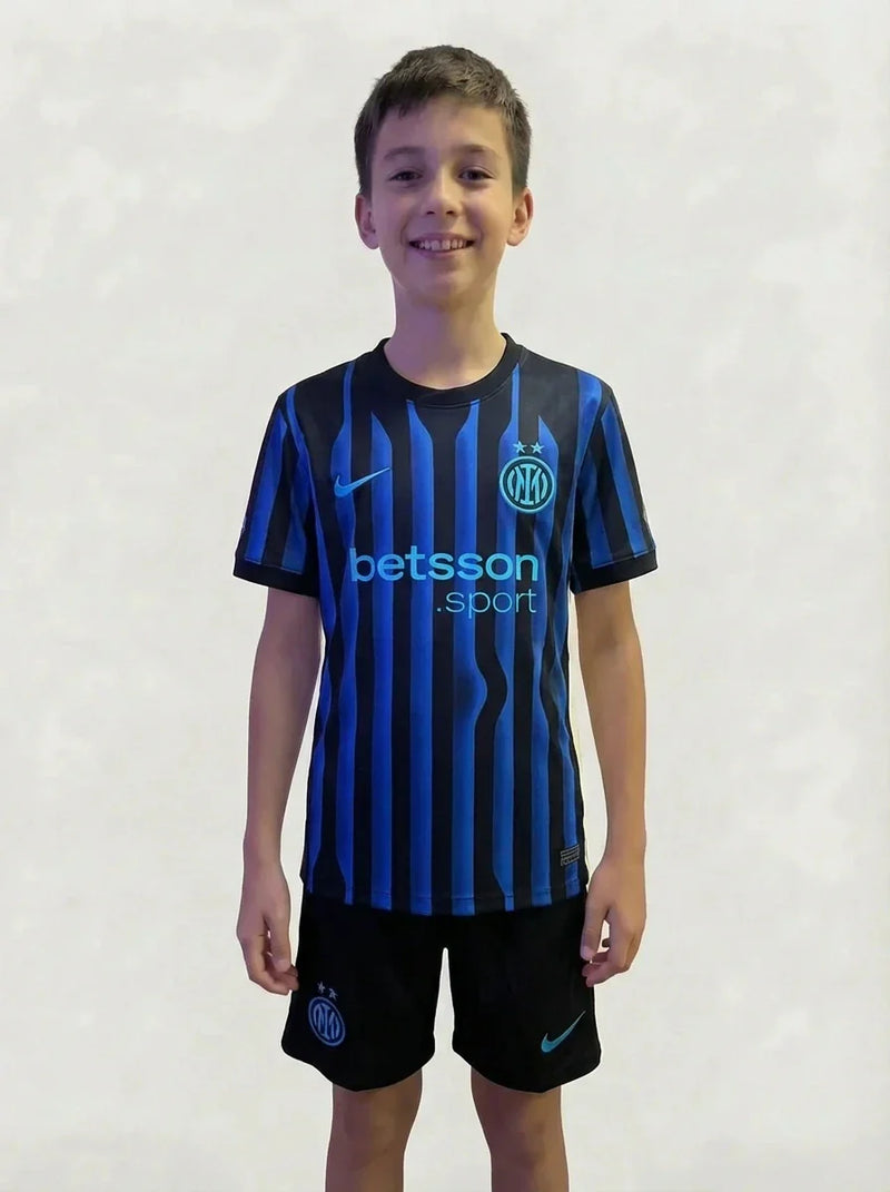 Kit Infantil Inter De Milão Listrado I 25/26