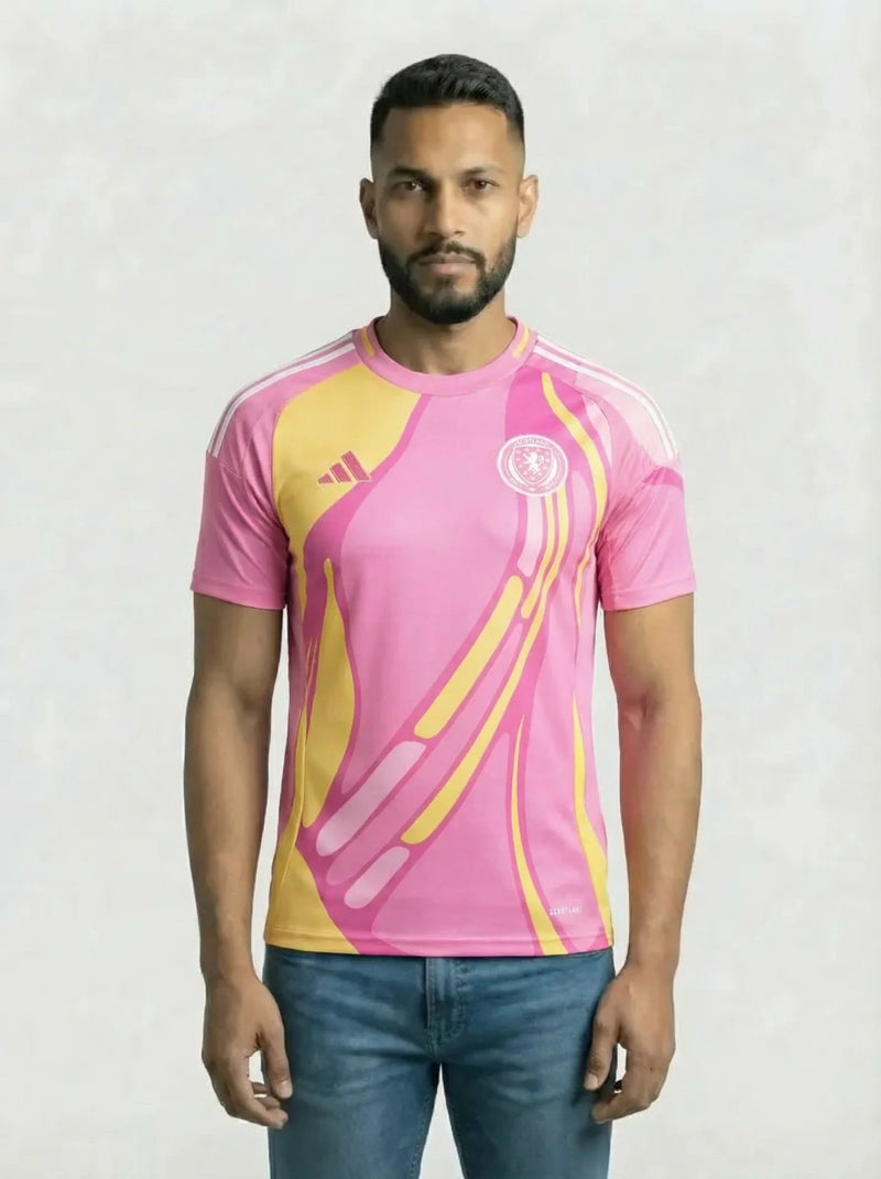 Camisa Seleção Escócia Rosa 25-26