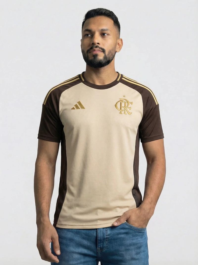 Camisa Flamengo Treino Bege 26/27