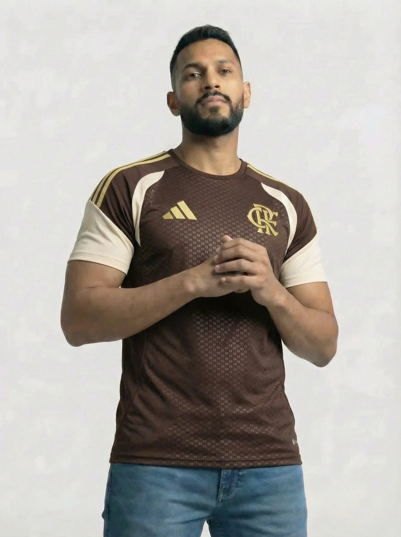 Camisa Flamengo Treino Marrom 26/27