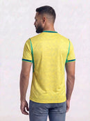 Camisa Jogador Seleção Brasil Amarela I 1.1 Idêntica A Original 26/27