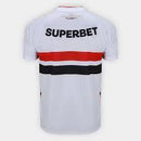 Camisa São Paulo I 25/26 Torcedor Masculina - Branco - New Balance