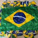 Bandeira Do Brasil Em Cetim