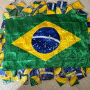 Bandeira Do Brasil Em Cetim