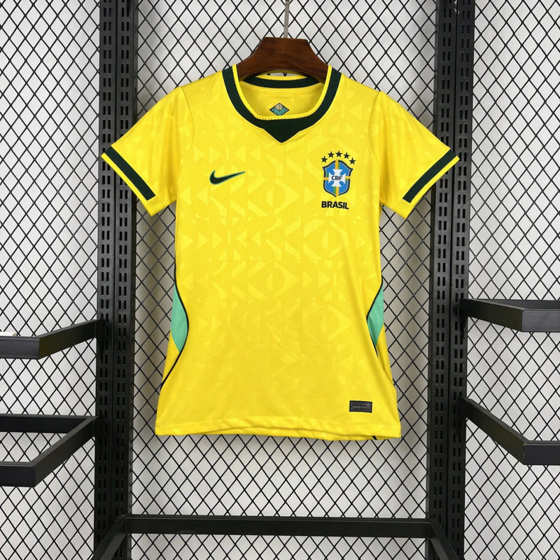Nova Camisa Brasil I 25/26 Torcedor Feminina Copa Do Mundo