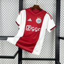Camisa Ajax I 25/26 Torcedor Masculina - (Com Manchas Vermelhas)