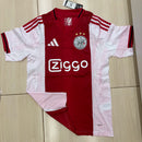 Camisa Ajax I 25/26 Torcedor Masculina - (Com Manchas Vermelhas)