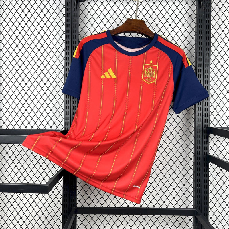 Camisa Espanha I 2026 Torcedor Masculina