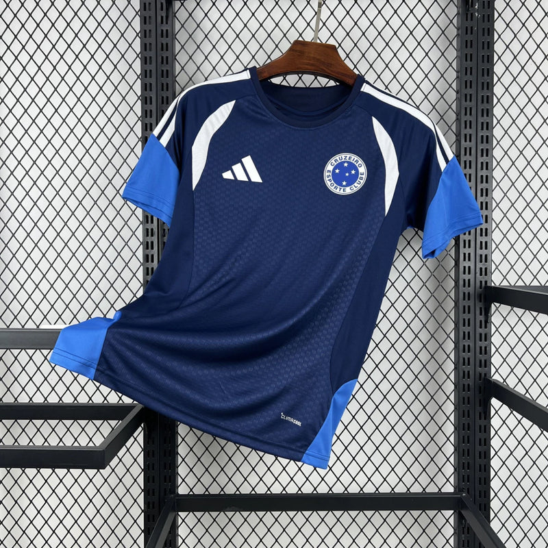Camisa Cruzeiro Pré Jogo 25/26 Torcedor Masculina (Modelo Largo)