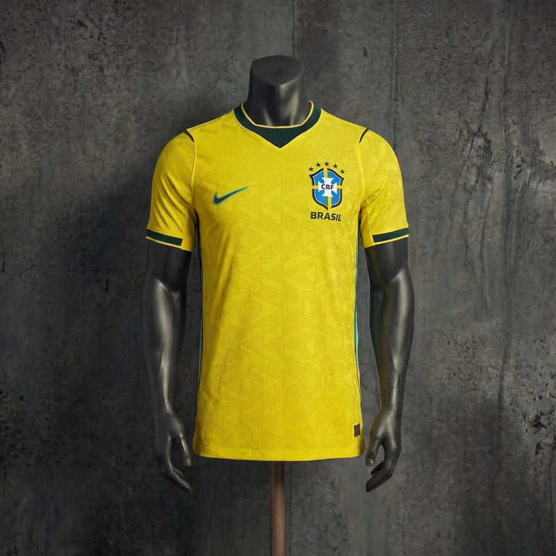 Nova Camisa Brasil I 25/26 Jogador Masculina Copa Do Mundo
