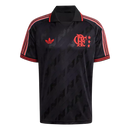 Camisa Flamengo Lifestyler 2025/26 - Torcedor Adidas Masculina - Preto
