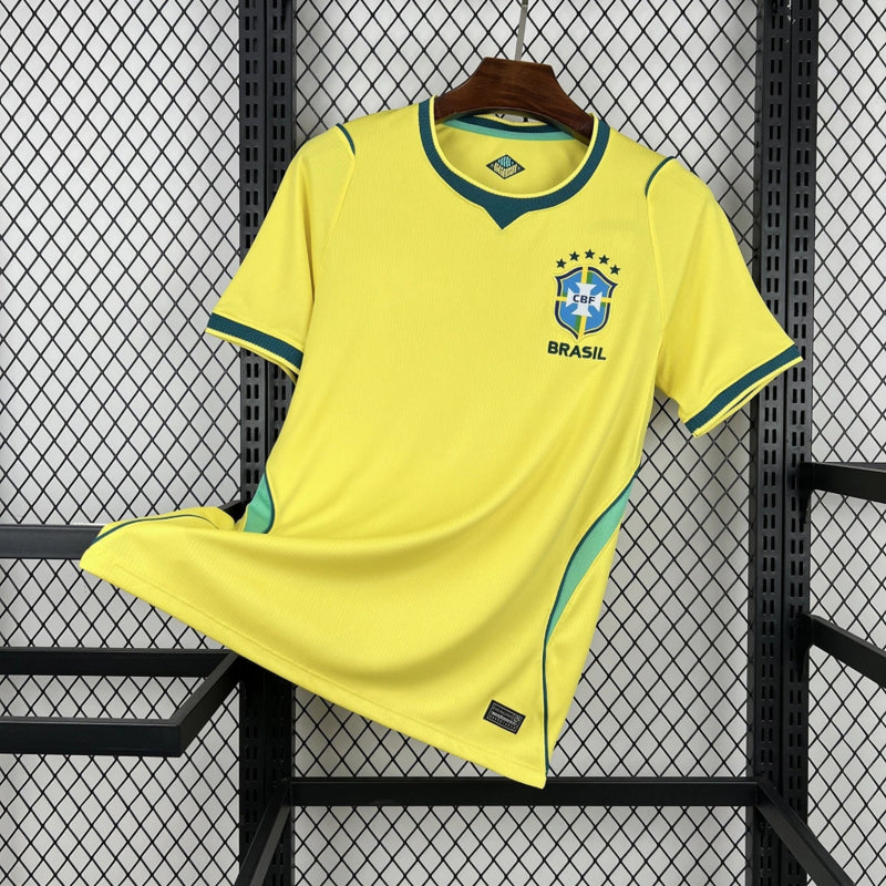 Nova Camisa Brasil I 25/26 Torcedor Masculina Copa Do Mundo