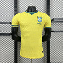 Nova Camisa Brasil 1.1 I 25/26 Jogador Masculina Copa Do Mundo