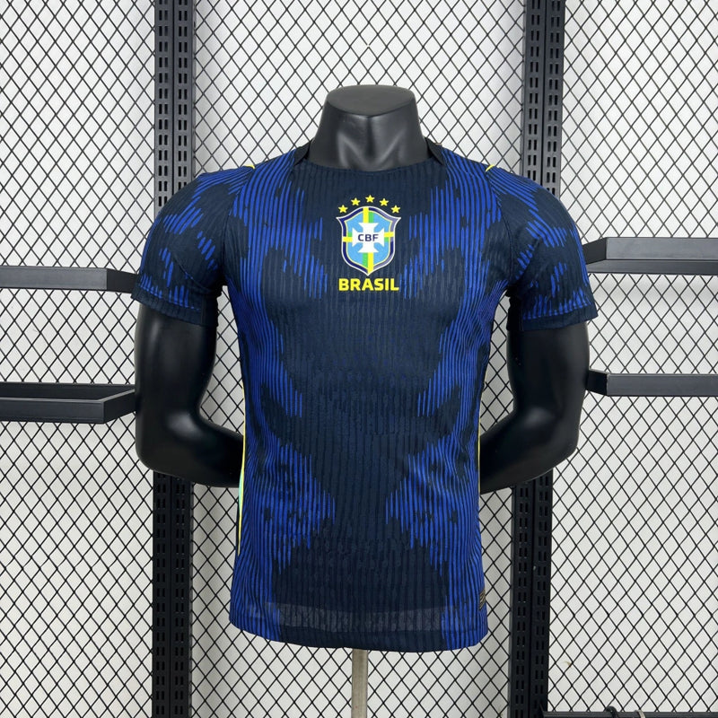 (Leia A Descrição) Nova Camisa Brasil II 25/26 Jogador Masculina Copa Do Mundo