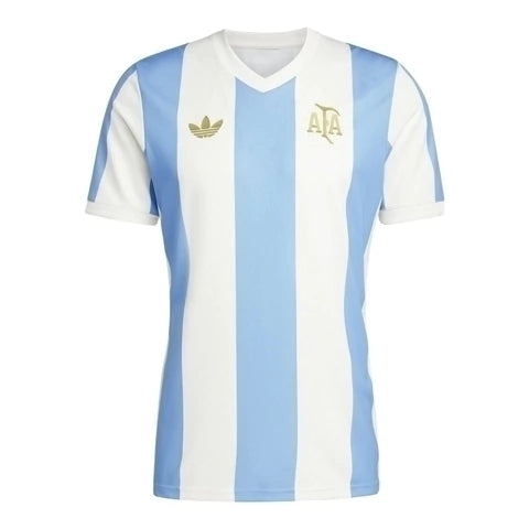 Camisa Seleção Argentina Aniversário 50 Anos - Torcedor Adidas Masculina 25/26 Listrada