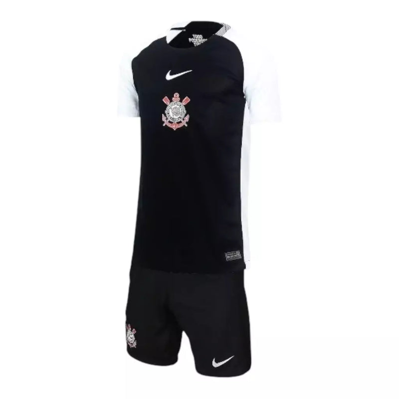 Kit Infantil Corinthians II 25/26 - Nike - Preto E Branco