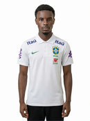 Camisa Polo Brasil Branca