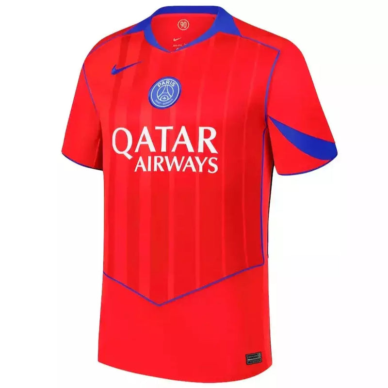 Camisa Psg IIi 25/26 - Total 90 Torcedor Nike Masculina - Vermelha