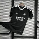 Camisa Real Madrid Adidas Originals 24/25 Torcedor - Preta - Masculina