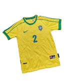 Camisa Brasil I 1998 Retro Nike Masculina - Amarela <> (Ronaldo 9) <> Personalizada