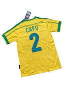 Camisa Brasil I 1998 Retro Nike Masculina - Amarela <> (Ronaldo 9) <> Personalizada
