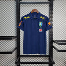 Camisa Brasil Treino Azul Escuro 21/22 Torcedor Masculina